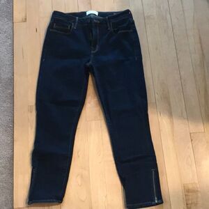 Parker Smith Skinny Crop jeans w/ankle zipper